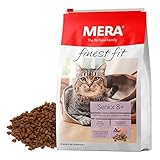 MERA Finest fit Senior 8+, Katzenfutter trocken für ältere Katzen ab 8 Jahren,...