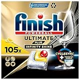 Finish Ultimate Plus Infinity Shine Citrus Spülmaschinentabs – Geschirrspültabs für...