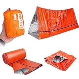 Notfall Rettungsdecken Schlafsack Zelt 3 in 1, Biwak Schlafsack Erste Hilfe...