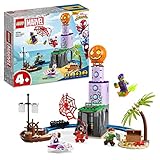 LEGO 10790 Marvel Spideys Team an Green Goblins Leuchtturm, Spielzeug für Kinder ab 4...