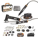 WORX Akku Multifunktionswerkzeug & Lötkolben Set & Winkelschleifer 18V(20V MAX)...