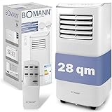 Bomann® Klimaanlage, 3in1 Klimagerät zum Kühlen, Entfeuchten und Ventilieren, mobiles...