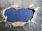 HoleyPatches Stretch-Jeans-Patches zum Aufbügeln, Medium, Hellblau, verschiedene...