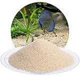 Schicker Mineral – 10 kg Aquariumsand Beige – feiner Aquariumkies gewaschen...