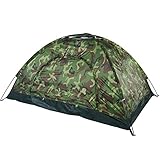 Outdoor-Camouflage-UV-Schutz, Wasserdicht, 2-Personen-Zelt für Camping, Wandern
