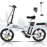 HITWAY E Bike Elektrofahrrad E-Fahrrad Klapprad, 36V12Ah/36V8,4Ah Batterie,250W...