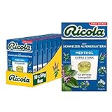 Ricola Extra EXTRA STARK, 10 Böxli original Schweizer Husten-Bonbons mit 13...