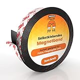 JAWA Magnetband selbstklebend - Magnetklebeband stark - Zuschneidbares Magnet Band -...