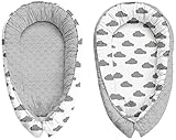 Kuschelnest Babynest Kokon für Babys und Säuglinge, Nestchen, Reisebett, 100%...