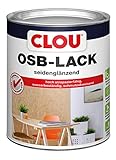 Clou OSB Lack: Seidenglänzender Holzlack zur Versiegelung von OSB-Platten, farbloser...