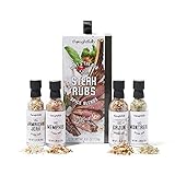 Thoughtfully - Steak Seasoning Geschenkset - Probierset mit 4 verschiedenen...