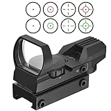 Red Dot Visier Sight Scope Leuchtpunktvisier Reflexvisier Reflex Sight Red Green mit...