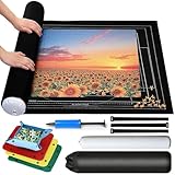 MEISHANG Puzzle Roll Storage Mat,Puzzleunterlage 2000 Teile,Tragbare Puzzles...