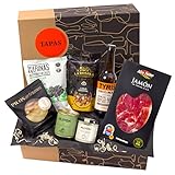 jamon.de Präsentkorb TAPAS I gefüllter Geschenkkorb mit Craft-Bier, Serrano-Schinken &...