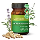 VIKTILABS© - Mönchspfeffer hochdosiert Kapseln [NEU] - 60 Kapseln je 10 mg...