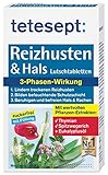 tetesept Reizhusten & Hals Lutschtabletten - zuckerfrei mit Füllung – Lutschpastillen...