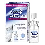 Optrex Actispray 2in1 Augenspray – für trockene & gereizte Augen – liposomales...