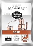 Alcomat Spirit Turbo Hefe | Vodka Distiller | Alkohol Brennhefe | Gärhefe Hefe | bis 150...