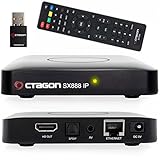 Octagon SX888 H265 Mini IPTV Box Receiver inkl. 300 Mbit WLAN Stick mit Stalker, m3u...