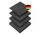 BAUHELD® Terrassenpads 90x90x 10mm [30 Stück] Stabile Bautenschutz-Matte aus...