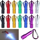 14Pcs Mini Taschenlampe LED Schlü Sselanhänger Taschenlampe Aluminium kleine...