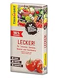 Floragard Bio-Erde Lecker 40 Liter - Gemüseerde für Hochbeete, Tomaten, Chili, Beeren,...