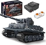 Mould King 20014 MOC Tiger-Panzer Ferngesteuert mit elektrischem Gyroskop und...