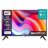 Hisense 40E4KT 101cm (40 Zoll) Fernseher Full HD Smart TV, Triple Tuner DVB-T2 /...