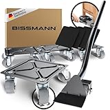 Bissmann® Möbelroller Set | Stabiler Möbelheber mit 4 Transportroller aus 100% Stahl |...