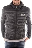 Emporio Armani Herren Train Core Daunenjacke mit Kapuze Steppjacke, schwarz,...