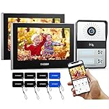 TMEZON WLAN IP Video Türsprechanlage 2-familienhaus mit 7 Zoll Touch...