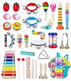 JOFLVA Musikinstrumente Für Kinder, 32PCS Musikinstrumente Musical Instruments...