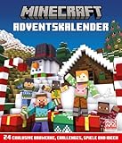 Minecraft Adventskalender. 24 exklusive Bauwerke, Challenges, Spiele und Ideen: Für...