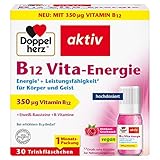 Doppelherz B12 Vita-Energie – Vegan und hochdosiert mit 350 µg Vitamin B12...