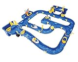 BIG - Waterplay Amsterdam - Wasserbahn blau, 175 x 143 x 27cm große Bahn, mit 4...