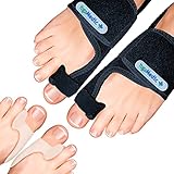 YOGAMEDIC Hallux Valgus Korrektur Schiene [2x] und Zehenspreizer [2x] DERMATEST: Sehr gut...