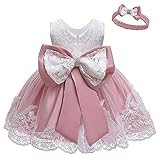 Cichic Baby Mädchen Kleid Taufkleid Spitze Prinzessin Kleid Tutu Kleid Mädchen...