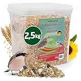 Eggersmann volaris Terrassenkörner mit Insekten 2,5 kg – Schalenfreies Wildvogelfutter...