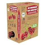 Bio Sauerkirsche Direktsaft 3 Liter Box - Sauerkirschsaft aus 100% europäischen...