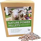 Nature Power Pellets 100% Schafwollpellets 5000g / 5kg Biologischer Naturdünger Universal...