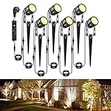 Greenclick Gartenbeleuchtung LED, 6 Set 1800LM 21 m Kabel Gartenbeleuchtung mit...