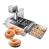 KOOWARM Automatic Donut Maker Machine 4 Rows 6L Hopper Commercial Donuts Making...