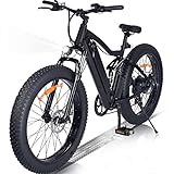 HITWAY E Bike Elektrofahrrad für Erwachsene 26 Zoll 4.0 Fat Tire Ebikes, 48V...