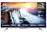 TCL 50P721 LED Fernseher 50 Zoll (126cm), 4K HDR, Ultra HD, Smart TV mit Android...