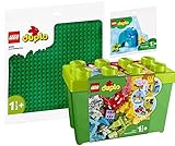 BRICKCOMPLETE Lego DUPLO 3er Set: 10914 Deluxe Steinebox, 10980 Bauplatte in...