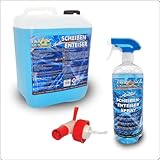 INOX - Arctic Scheibenenteiser 5L Kanister & 1L Sprayflasche - Effektiver Scheiben...