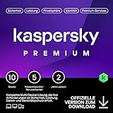 Kaspersky Premium 2023 | 10 Geräte | 2 Jahre | Anti-Phishing und Firewall| Unbegrenzter...