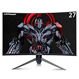 LC-POWER 27 Zoll Curved QHD Gaming Monitor 2560x1440 2K, Vesa Display 165Hz 1ms, 1500R,...