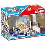 PLAYMOBIL City Life 70989 Wohnzimmer, Mit Lichteffekt, Spielzeug für Kinder ab...