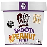 Pip & Nut - Cremige Erdnussbutter (1kg), Kein Palmöl, ohne Zuckerzusatz, ein...